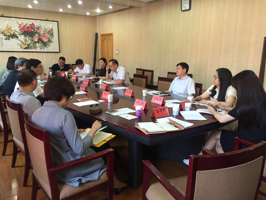 湖南省贸促会贺坚会长一行到我会调研